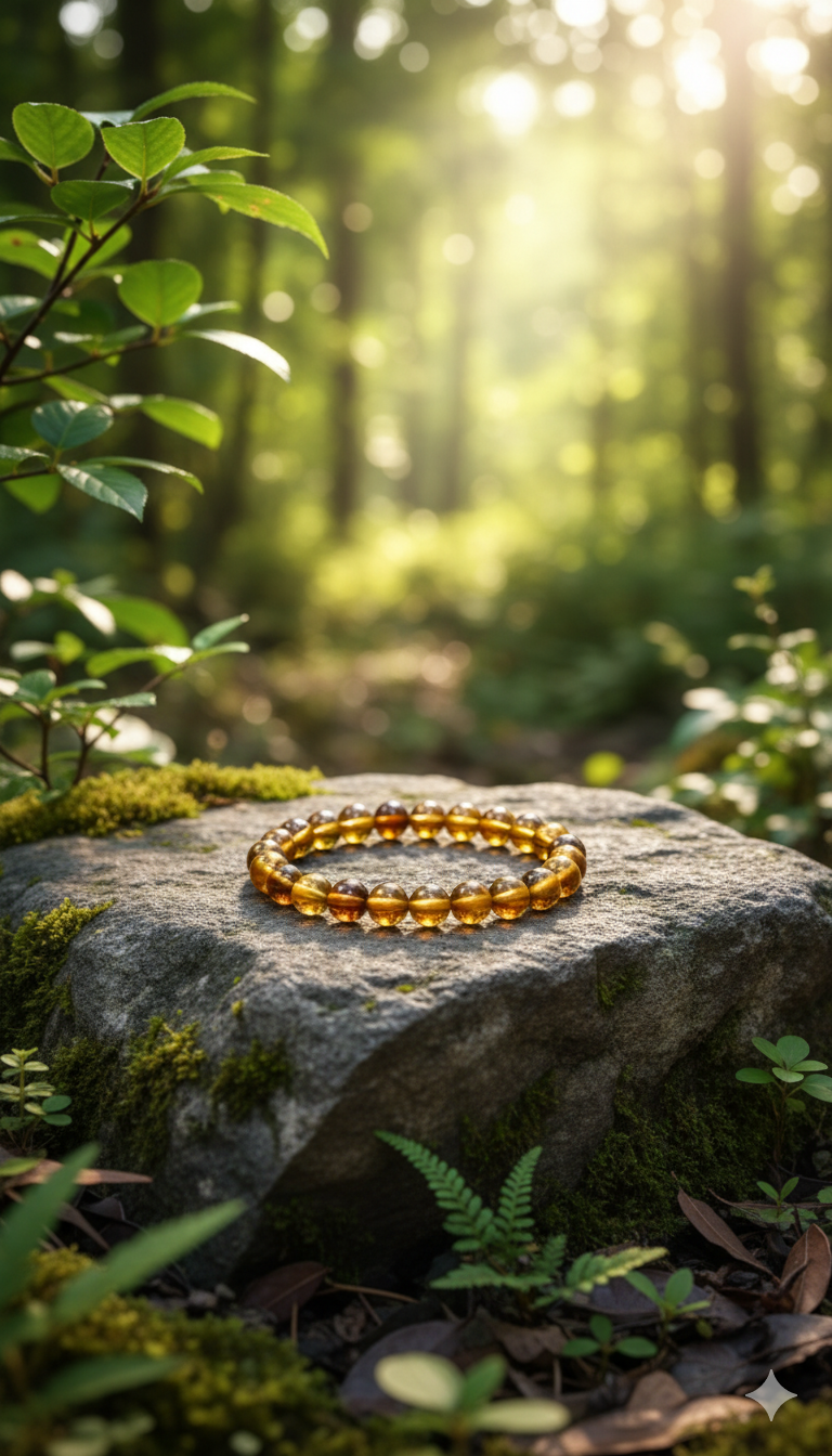 Yellow Cat's Eye Bracelet